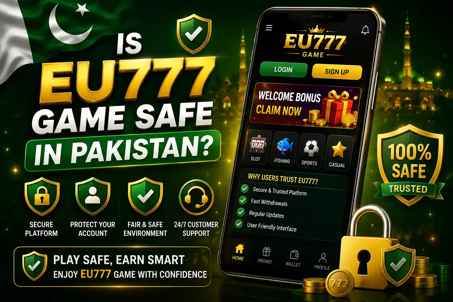 Is Eu777 Game Safe In Pakistan